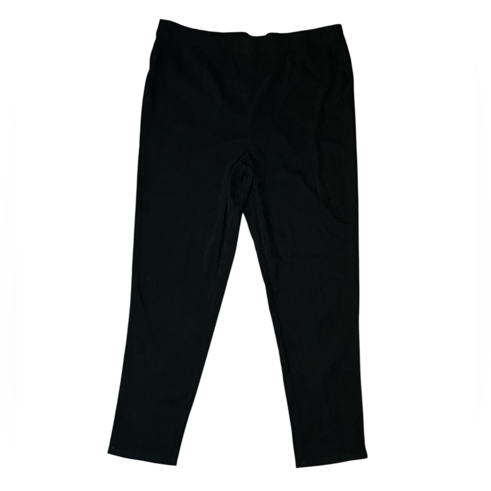 Cherokee Black Polyester Stretch Pants Size XL